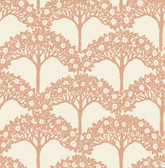 2970-26112 - Dawson Rust Magnolia Tree Wallpaper