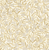 2970-26103 - Zulma Gold Decorative Botanical Wallpaper
