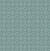 2970-26133 - Larsson Teal Ogee Wallpaper