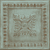 2540-24032 - Ornamental Turquoise Tin Tile Wallpaper