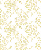 2901-25430 - Arabesque Mustard Floral Trail Wallpaper