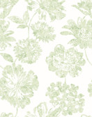 2901-25419 - Folia Light Green Green Floral Wallpaper