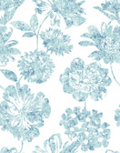2901-25415 - Folia Blue Floral Wallpaper