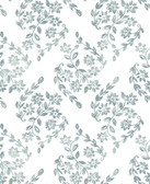 2901-25431 - Arabesque Teal Floral Trail Wallpaper