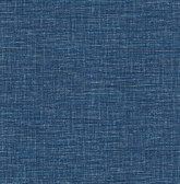 2969-24120 - Exhale Dark Blue Woven Texture Wallpaper