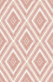 2969-26015 - Zaya Orange Tribal Diamonds Wallpaper