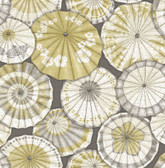 2764-24358 - Mikado Ochre Parasol Wallpaper