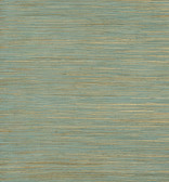 2972-86125 - Kira Turquoise Hemp Grasscloth Wallpaper