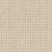 2972-54774 - Aki Silver Paper Weave Grasscloth Wallpaper
