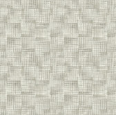 2972-86156 - Ting Taupe Lattice Wallpaper
