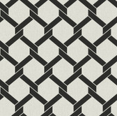 2971-86310 - Payton Black Hexagon Trellis Wallpaper
