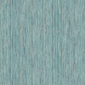 2971-86343 - Justina Teal Faux Grasscloth Wallpaper