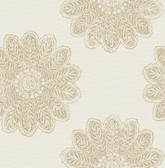 2793-24745 - Sol Light Brown Medallion Wallpaper