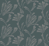 4198-83474 - Ermine Teal Abstract Wallpaper