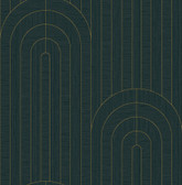 4198-27824 - Declan Teal Textured Arches Wallpaper
