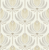 4198-27832 - Ferrenby Metallic Floral Fan Wallpaper