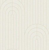 4198-27827 - Declan Ivory Textured Arches Wallpaper