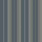 4201-20120 - Herrgård Navy Stripe Wallpaper