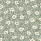4201-48020 - Maggan Sea Green Floral Trail Wallpaper