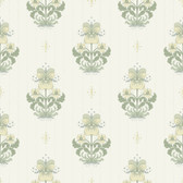 4201-48005 - Gullvie White Pansies Wallpaper