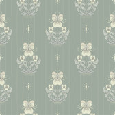 4201-48007 - Gullvie Seafoam Pansies Wallpaper