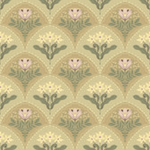 4201-48015 - Maj Light Brown Floral Damask Wallpaper