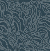 4177-27707 - Massar Teal Modern Marbled Wallpaper