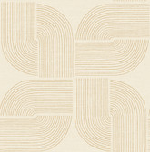 4177-27726 - Savoye Wheat Spiral Arches Wallpaper