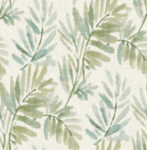 4177-27744 - Serenade Sea Green Ferns Wallpaper