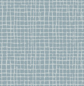 4177-27715 - Albin Sky Blue Gridline Wallpaper