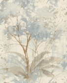 4177-27749 - Mistwood Blue Forest Wallpaper