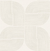 4177-27724 - Savoye Brown Spiral Arches Wallpaper