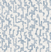 4177-27701 - Cipher Blue Geometric Faux Grasscloth Wallpaper