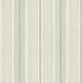 4173-27664 - Ames Seafoam Linen Stripe Wallpaper