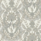 4173-27655 - Collins Light Blue Damask Wallpaper