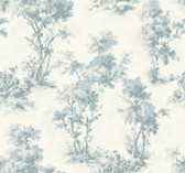 4173-82105 - Sainsbury Light Blue Forest Wallpaper