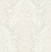 4173-27624 - Finch Ivory Woodland Damask Wallpaper