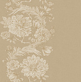 4173-27640 - Gisela Neutral Floral Columns Wallpaper