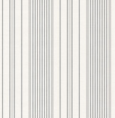 4172-27486 - Navarres Stripe Charcoal Faux Linen Wallpaper