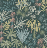 4172-27480 - Everglades Dark Green Botanical Wallpaper