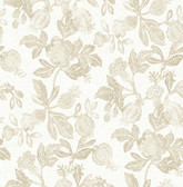 4172-27495 - Beach Rose Champagne Floral Fruits Wallpaper