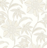 4172-27515 - Star Flower Beige Floral Trail Wallpaper