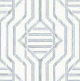 4147-27403 - Essex Dark Blue Geometric Wallpaper