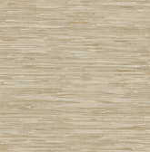 4147-27259 - Exhale Light Brown Woven Faux Grasscloth Wallpaper