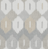 4147-27409 - Abilene Neutral Ikat Wallpaper