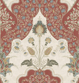 4147-27390 - Auden Ruby Floral Grandeur Wallpaper