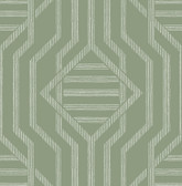 4147-27401 - Essex Green Geometric Wallpaper
