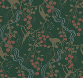 4147-80008 - Linden Dark Green Jungle Canopy Wallpaper