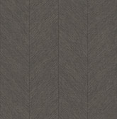 4155-27317 - Kallam Espresso Chevron Wallpaper