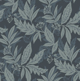 4155-27325 - Anita Teal Woodland Floral Wallpaper